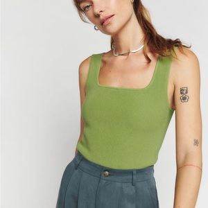 Reformation Ribbed Sweater Tank Top! NEVER WORN! PRISTINE CONDITION!
